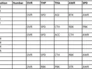 Player Personnel Scouting Sheet player personnel scouting sheet