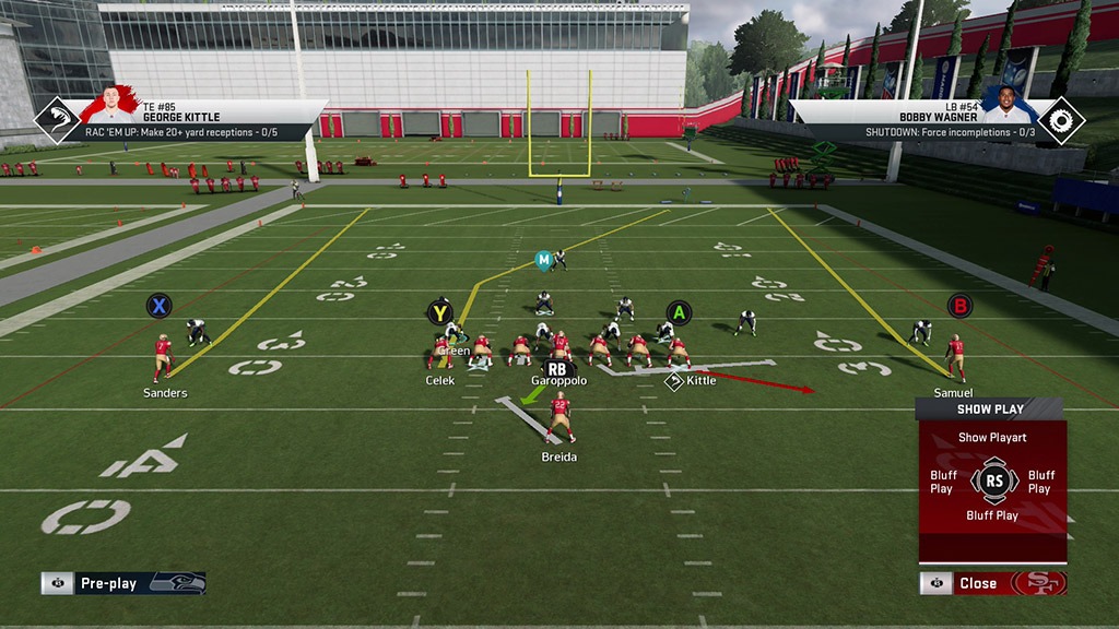 Madden 20 Plays: Singleback Ace - PA TE Screen