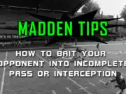 How to Bait Your Opponent Into Incomplete Pass or Interception madden tips how to bait your opponent into incomplete pass interception