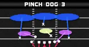 madden plays a gap pressure 3 4 bear pinch dog 3 play diagram