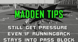 get pressure runningback pass block