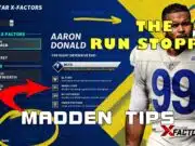Aaron Donald – Inside Stuff Attribute – Inside Run Defense madden tips run defense aaron donald inside stuff run stopper