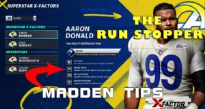 madden tips run defense aaron donald inside stuff run stopper