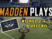 Nickel 2-4-5 – 9 Velcro madden plays nickel 2 4 5 9 velcro
