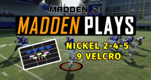 madden plays nickel 2 4 5 9 velcro