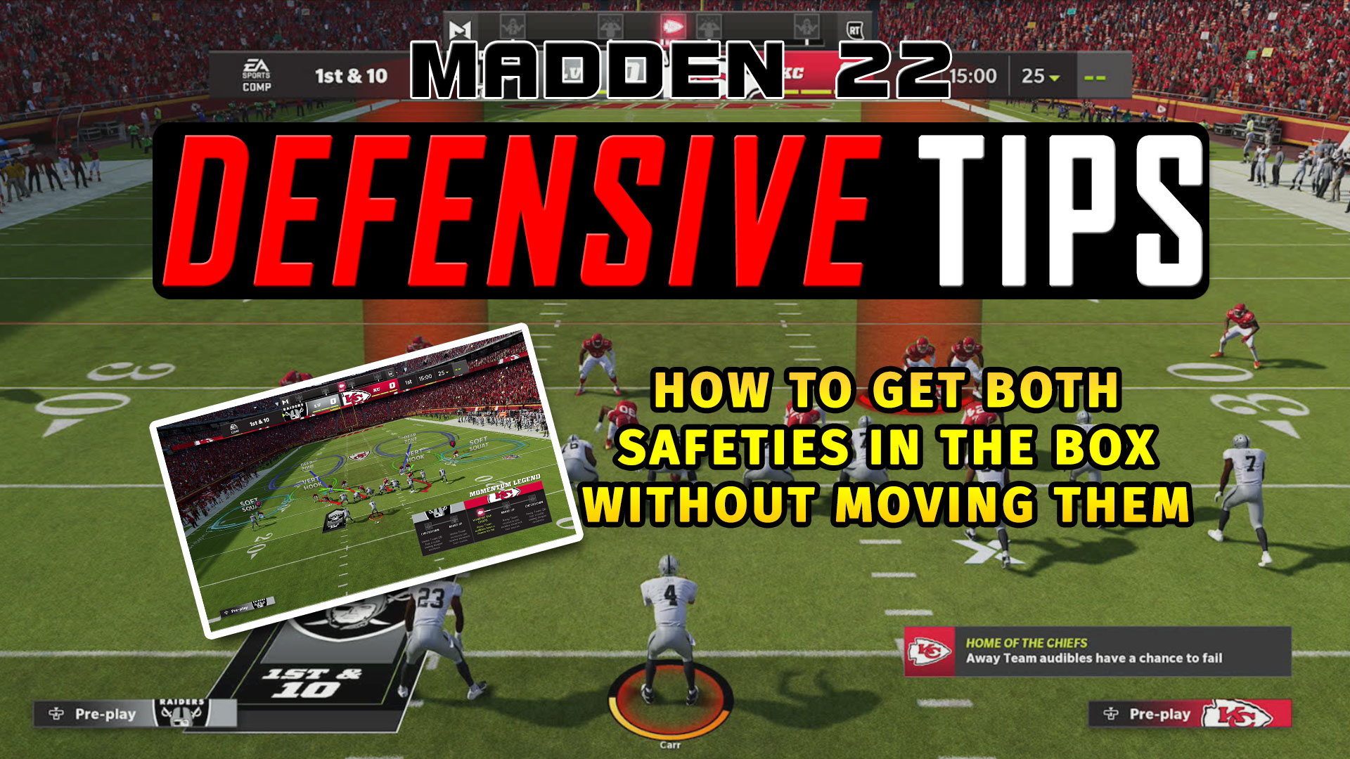 HOW TO AUDIBLE INTO ANY FORMATION IN MADDEN 22