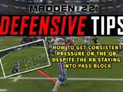 How To Get Consistent Pressure On The QB Despite the RB Staying Into Pass Block madden tips how to get pressure quarterback despite runningback staying into pass block