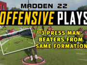 madden 22 tips offensive plays 3 man press beaters from same formation