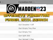 Madden NFL 23 Offensive Formation List madden nfl 23 offensive formation list
