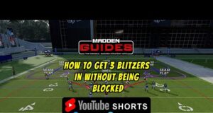 5731 how to get 3 blitzers in without being blocked madden tips