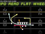 Pistol Open Flex Close – RPO Read Flat Wheel play diagram