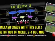 Nickel 2-4 DBL Mug – LB Blitz 3 unleash chaos from the nickel 2 4 dbl mug lb blitz 3