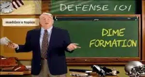 Madden 101 Defense – Dime Formation – John Madden