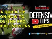 Easy Way To Defend The Gun Trio Offset RPO Alert Bubble From The Nickel 3-3 Cub gun trio offset rpo alert bubble from the nickel 3 3 cub defensive tips 02