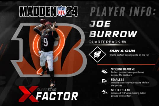 dominate madden 24 with joe burrow's dangerous superstar skills