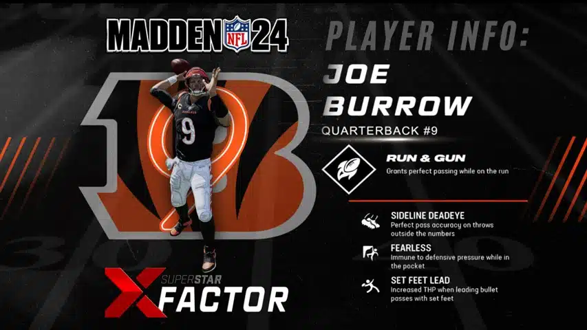 dominate madden 24 with joe burrow's dangerous superstar skills dominate madden 24 with joe burrow's dangerous superstar skills