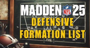 madden 25 defensive formation list