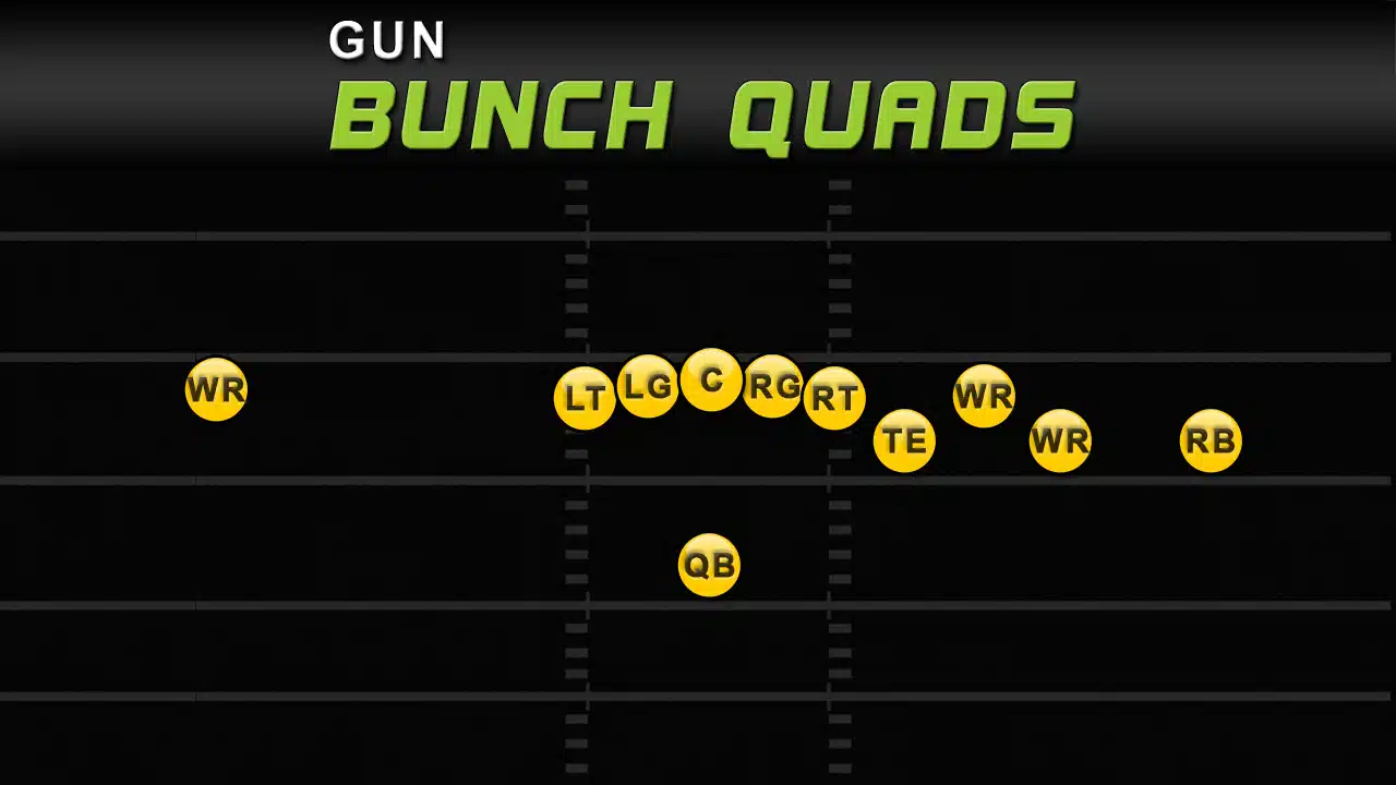 Madden Formation Breakdown: Gun Bunch Quads 2 Madden Formation Breakdown: Gun Bunch Quads 2