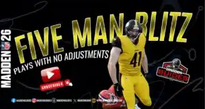 Five Man Blitz Plays in Madden 26