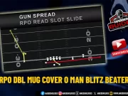 RPO Read Slot Slide: Dominate A-Gap Blitzes with this Gun Spread Play in Madden 26 RPO Read Slot Slide Man Beater