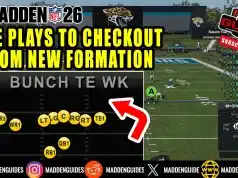 Gun Bunch TE Wk Formation Breakdown: Madden NFL 26 Gun Bunch TE Wk a new formation in Madden