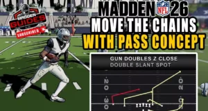 Move the Chains With the Double Slant Spot pass concept