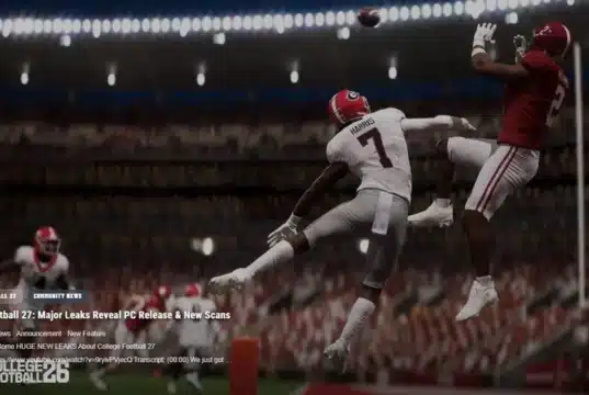 College Football 27: Major Leaks Reveal PC Release & New Scans college-football-27-leaks-pc-release-face-scans