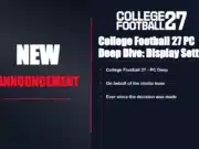 College Football 27 PC Deep Dive
