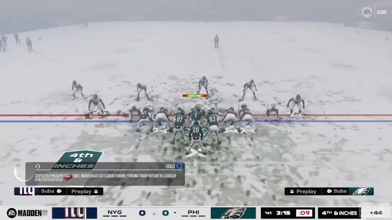 Tush push goal line short yardage Madden 27 gameplay features new