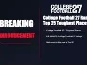 College Football 27: Ranks Top 25 Toughest Places College Football 27 - Toughest Places To Play