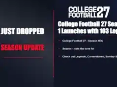 College Football 27 Updates - Season 1