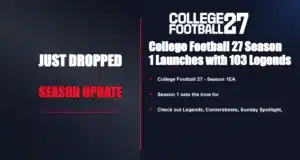 College Football 27 Updates - Season 1